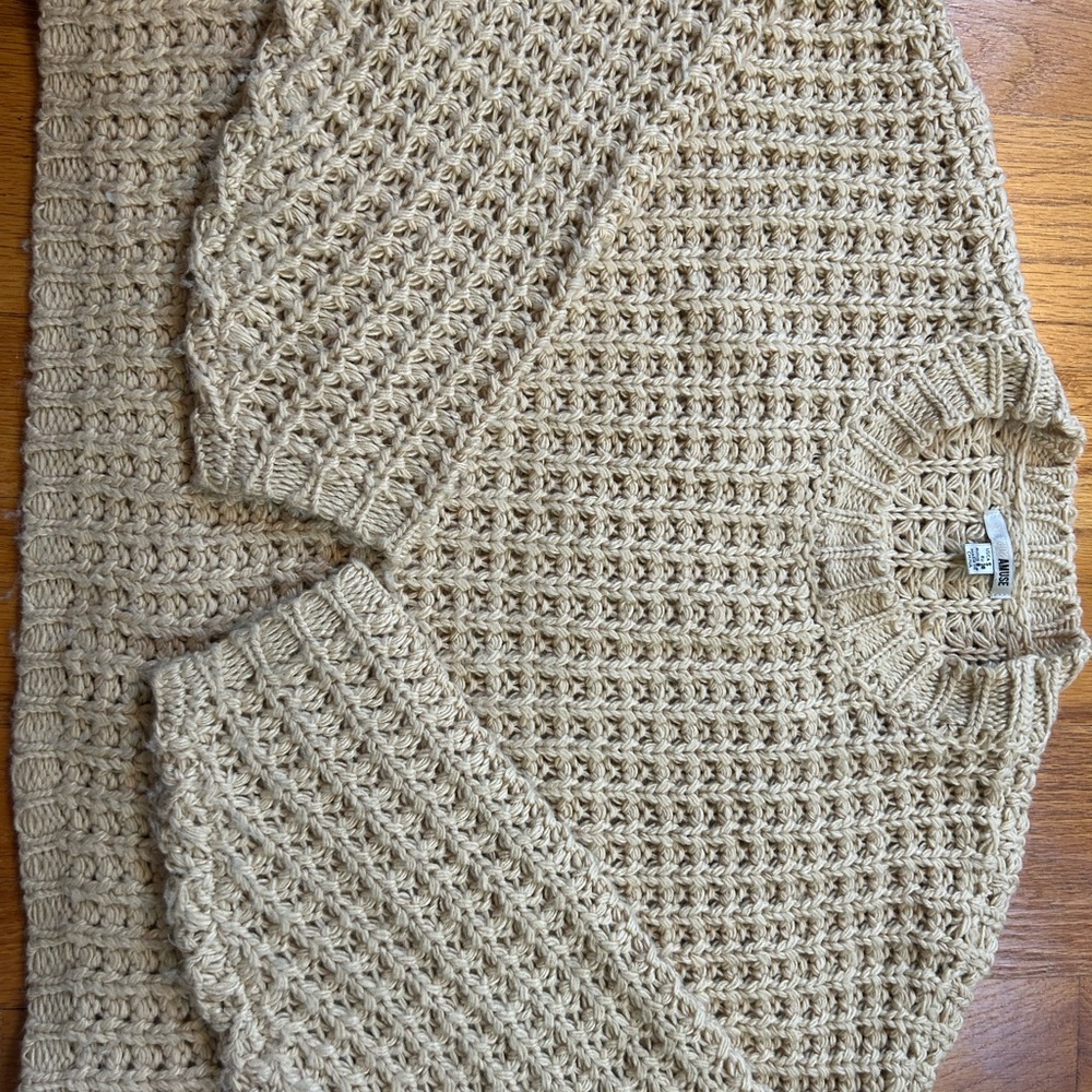 AMUSESOCIETY Cream Women's Sweater